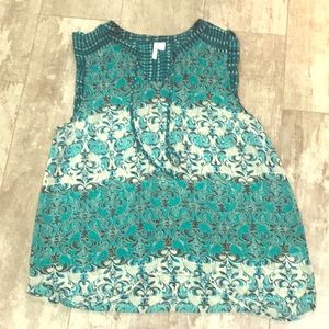 Sleeveless blouse